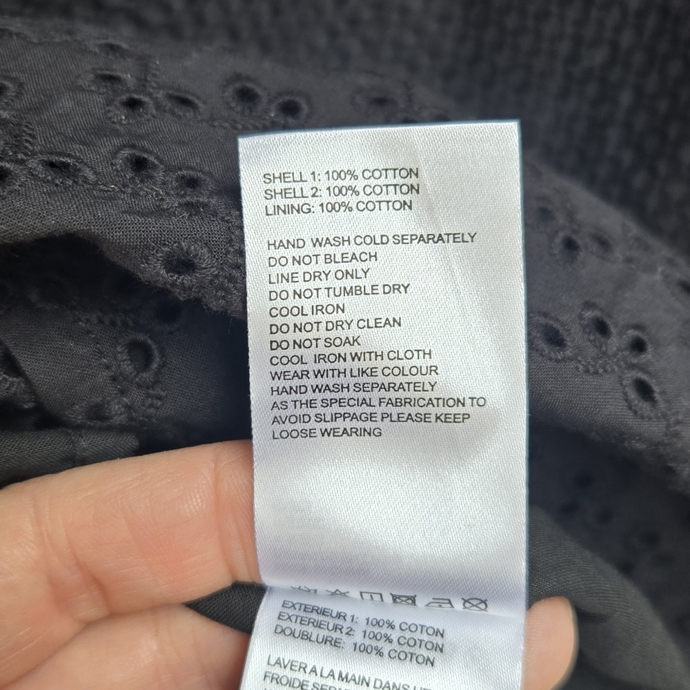 b+ab Black Lace Eyelet Dress - Picture 9 of 9